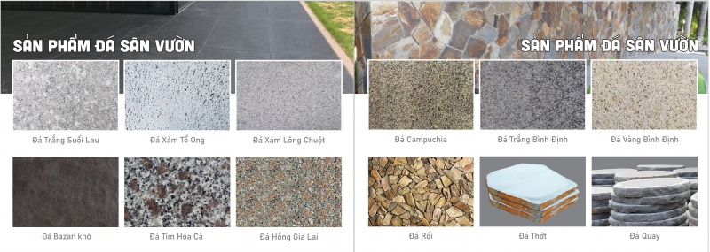 Đá sân vườn Đức Hiếu