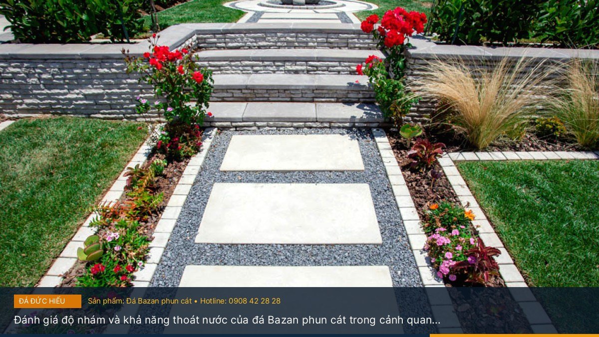 Đánh giá độ nhám và khả năng thoát nước của đá Bazan phun cát trong cảnh quan biệt thự – Tư vấn & báo giá tại Đá Đức Hiếu - Đánh giá độ nhám và khả năng thoát nước của đá Bazan phun cát trong cảnh quan biệt thự – Tư vấn & báo giá tại Đá Đức Hiếu
