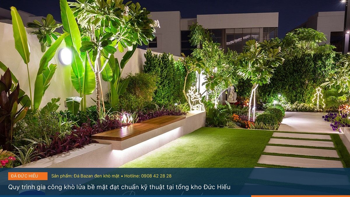 Quy trình gia công khò lửa bề mặt đạt chuẩn kỹ thuật tại tổng kho Đức Hiếu - Quy trình gia công và ứng dụng thực tế của đá Bazan đen khò mặt trong quảng trường công cộng – Tư vấn & báo giá tại Đá Đức Hiếu