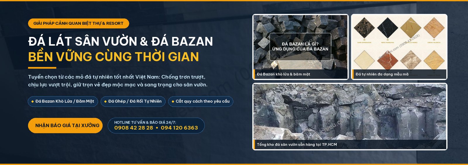 Đá Lát Sân Vườn & Đá Bazan Tự Nhiên Đức Hiếu - Bền Vững Cùng Thời Gian